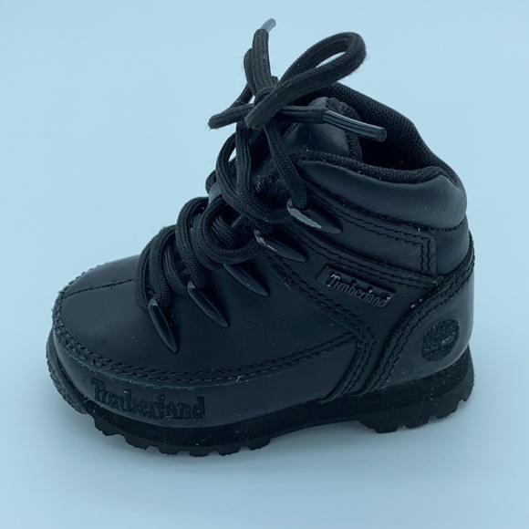 Timberland Black Sprint Hiker Shoes Baby Size 5 - Picture 7 of 11